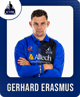 GERHARD ERASMUS (nj titans )