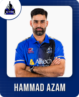 hammad azam (nj titans )